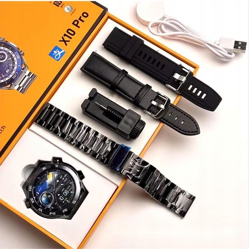 SmartWatch X10 PRO METALOWY Menu PL Rozmowy NFC 1.55" HD AMOLED Android iOS na Arena.pl