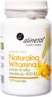 ALINESS Witamina E 400iu 100ka NATURALNA Tokoferyl
