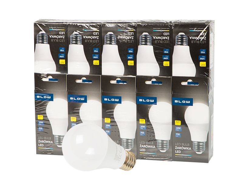 Żarówka LED  E27 10W A60 230V neutralna zdjęcie 1