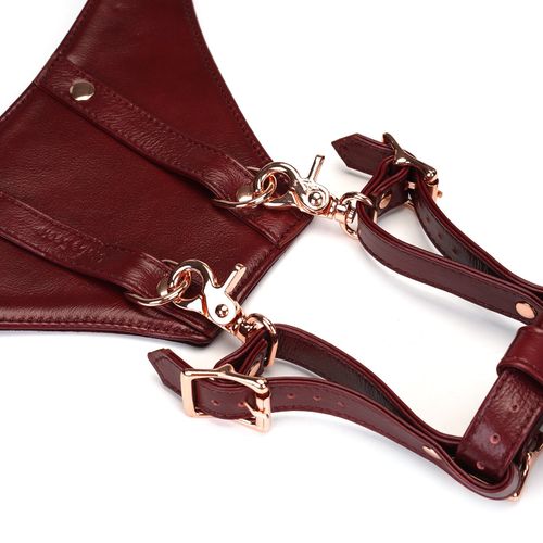 wine red delux strap on forced orgasm harness belt liebe seele na Arena.pl