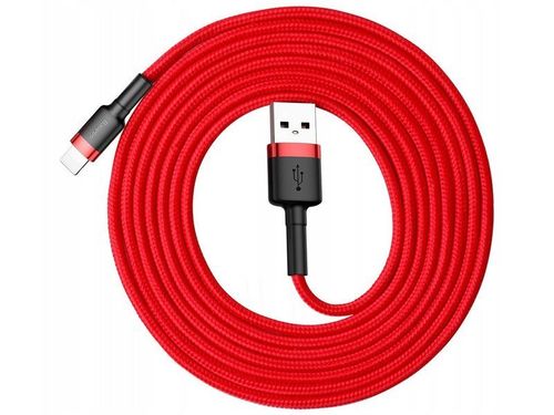Baseus Kabel USB Lightning iPhone 1.5A 2m Czerwony na Arena.pl