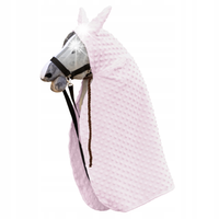 Peleryna Skippi dla Hobby Horse - różowa - długa derka - kropierz