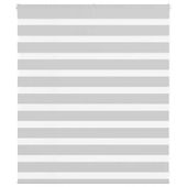 Roleta zebra, jasnoszara, szerokość tkaniny 120,9cm, poliester