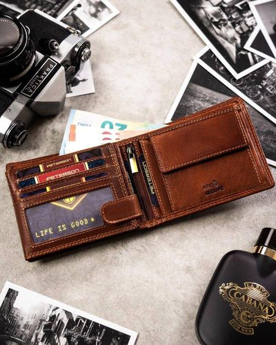 Portfel skórzany PTN N992-EBS na Arena.pl