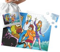PUZZLE - Scooby Doo WZORY Z BAJEK I GIER PREZENT DLA DZIECI 24el + WORECZEK
