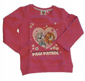 Bluza dziewczęca bawełniana różowa rozmiar 98 104 Psi Patrol Skye