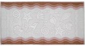 Ręcznik Flora Ocean 70x140 Brąz Greno