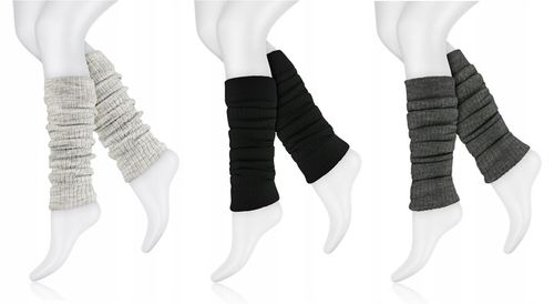 GETRY WEŁNIANE DAMSKIE INTENSO LEGWARMERS OCIEPLACZE NA ŁYDKI r. UNI na Arena.pl