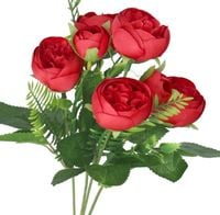 SZTUCZNE KWIATY GAŁĄZKI ROŚLINY PEONIA PIWONIA JAK ŻYWA