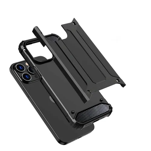 pancerne etui do iphone 15 pro max hybrid armor - niebieski na Arena.pl