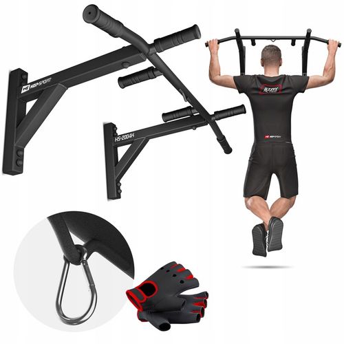 Wielofunkcyjny drążek do podciągania ćwiczeń do ściany 6 uchwytów + GRATIS na Arena.pl