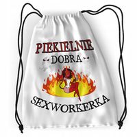 Plecak Dla Sexworkerki Sportowy Szkolny Worek Z Nadrukiem Ze Zdjęciem