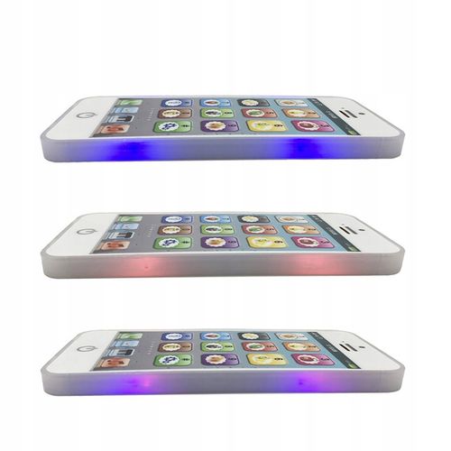 TELEFON ZABAWKOWY SMARTFON EDUKACYJNY BIALY na Arena.pl