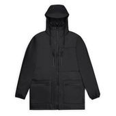 Rains kurtka przeciwdeszczowa CARGO LONG JACKET W3 12060 01 BLACK L