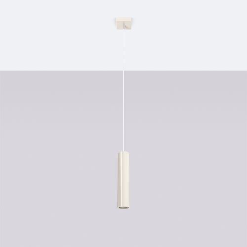 Lampa wisząca KARBON 1 beżowy na Arena.pl