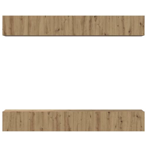 Zestaw szafek RTV 6 pcs dąb artisan 80 x 30 x 30 cm na Arena.pl