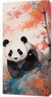 Obraz 50x100cm Panda wśród Klonów