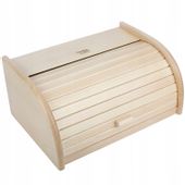 Drewniany chlebak pojemnik na chleb pieczywo duży