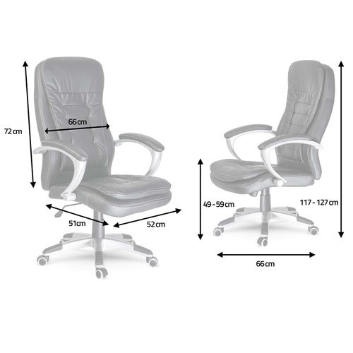 Fotel biurowy obrotowy Sofotel czarny na Arena.pl