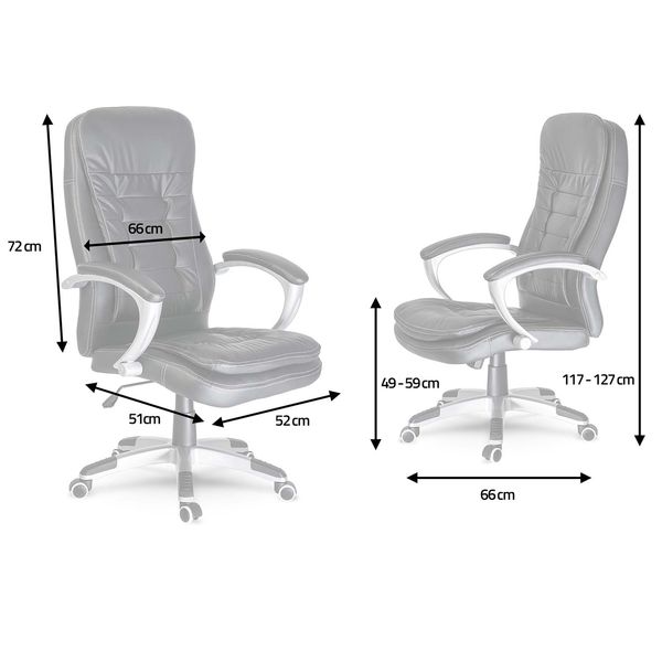 Fotel biurowy obrotowy Sofotel czarny zdjęcie 15