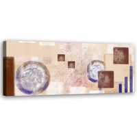 Obraz na płótnie, Abstrakcja kwadraty 90x30