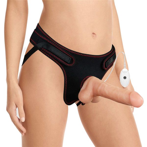 Vibrating Easy Strapon Set 7.5'' zdjęcie 2