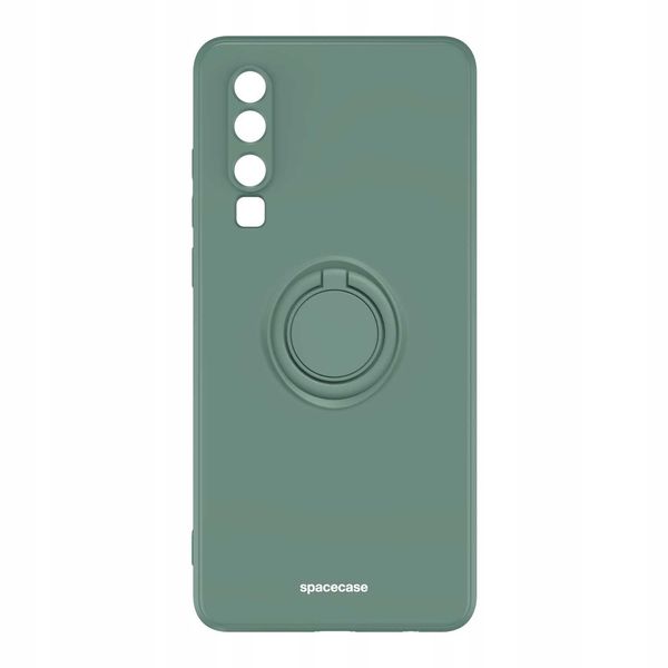 Spacecase Silicone Ring Huawei P30 Dark Green zdjęcie 5