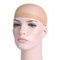 CZEPEK POD PERUKĘ SIATKA Cielisty UNIWERSALNY 2szt