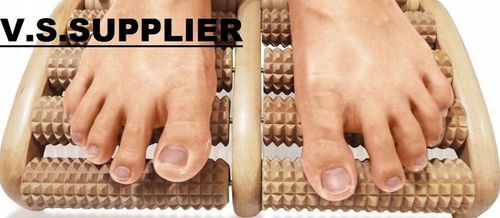 Masażer do stóp drewniany 10 rolek na Arena.pl