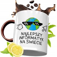 Kubek Bordowy Dla Informatyka Na Urodziny Prezent Z Nadrukiem Ze Zdjęciem