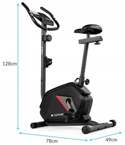 rower stacjonarny treningowy rowerek magnetyczny do ćwiczeń 150kg domowy na Arena.pl