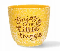 Osłonka ceramiczna doniczka ogród balkon taras 2