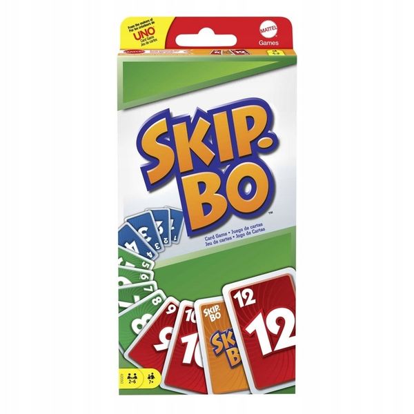 Gra Skip Bo karty MATTEL 52370 zdjęcie 1
