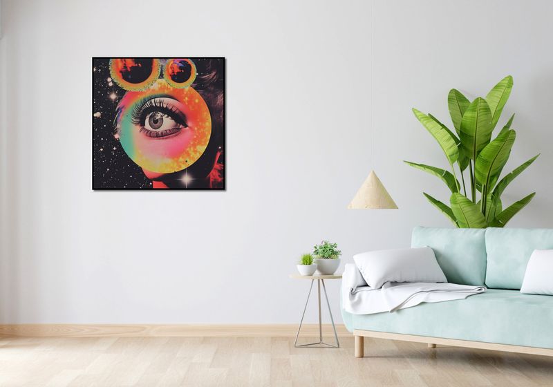 Plakat 80x80cm Oko w Kosmosie zdjęcie 4