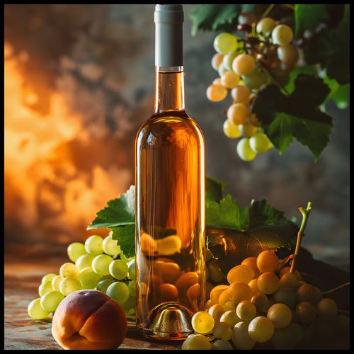 Plakat 80x80cm Bursztynowe Wino na Arena.pl