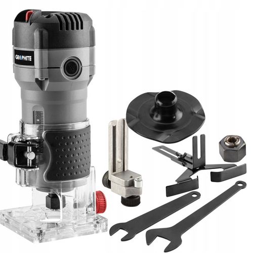 GRAPHITE FREZARKA KRAWĘDZIOWA TRYMER GÓRNOWRZECIONOWA 6-8MM 510W na Arena.pl