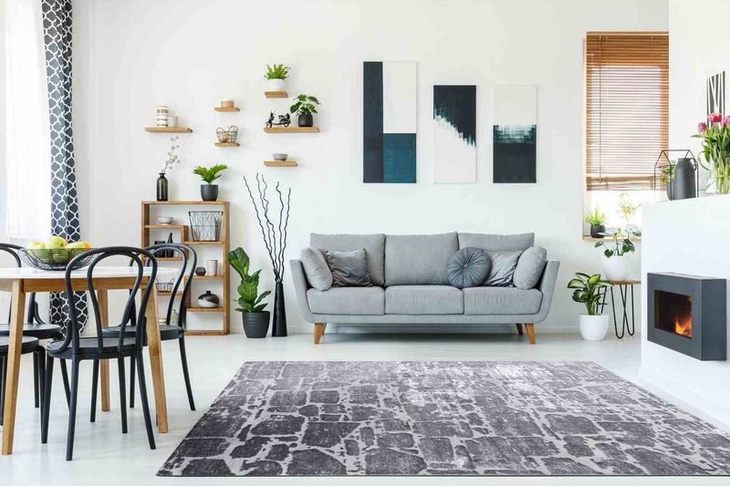 RUG/LU/TREX/BRICK/DARKGREY/80x150 zdjęcie 2