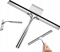 Srebrna Ściągaczka Silikonowa Do Okna Szyb Luster