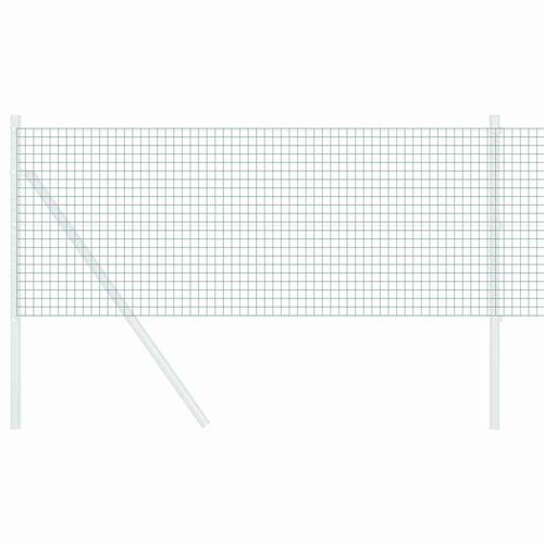 Spawana siatka ogrodzeniowa Zielony 0.5 x 100 m Stal na Arena.pl