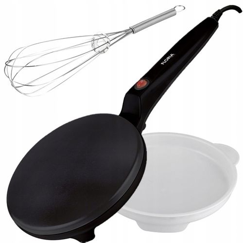 NALEŚNIKARKA ELEKTRYCZNA AUTOMATYCZNA CZARNA NON STICK 20CM 700W na Arena.pl