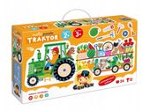CzuCzu Moto Puzzle Traktor 24 el. + obrazki dla dzieci 2+3+
