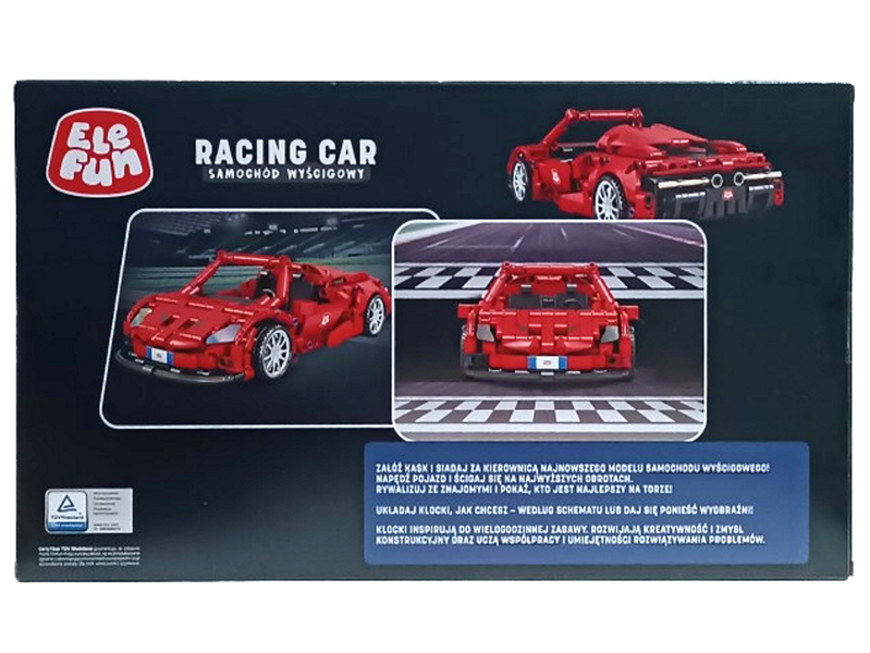 Klocki Elefun Racing Car Samochód wyścigowy C0905 zdjęcie 4