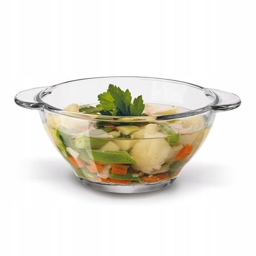 Zestaw MISECZEK Szklane BULIONÓWKI do ZUPY Z Uchwytami Tadar 6 x 400 ml na Arena.pl