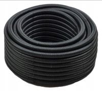 RURA KARBOWANA PESZEL PVC fi 25 mm 100 m BEZ PILOTA 750N UV CZARNY do
