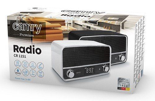 Radio z USB białe CR1151W na Arena.pl