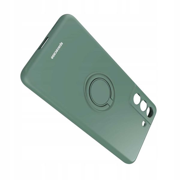 Spacecase Silicone Ring Galaxy S21 Fe Dark Green zdjęcie 6