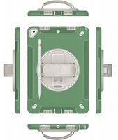 Etui do iPada 9/8/7 10.2” Pancerne z Obrotową Podstawką Zielone