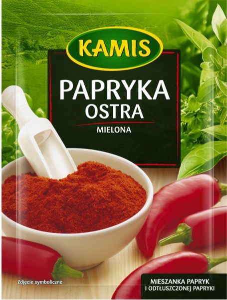 KAMIS PAPRYKA OSTRA MIELONA 16G zdjęcie 1