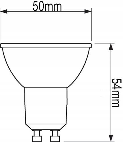 10x ŻARÓWKA LED GU10 4,9W 4000K 120° 550lm PHILIPS na Arena.pl