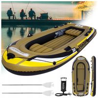 PONTON WĘDKARSKI DMUCHANY DO PŁYWANIA FISHMAN2 Z WIOSŁAMI 305X136 ZESTAW